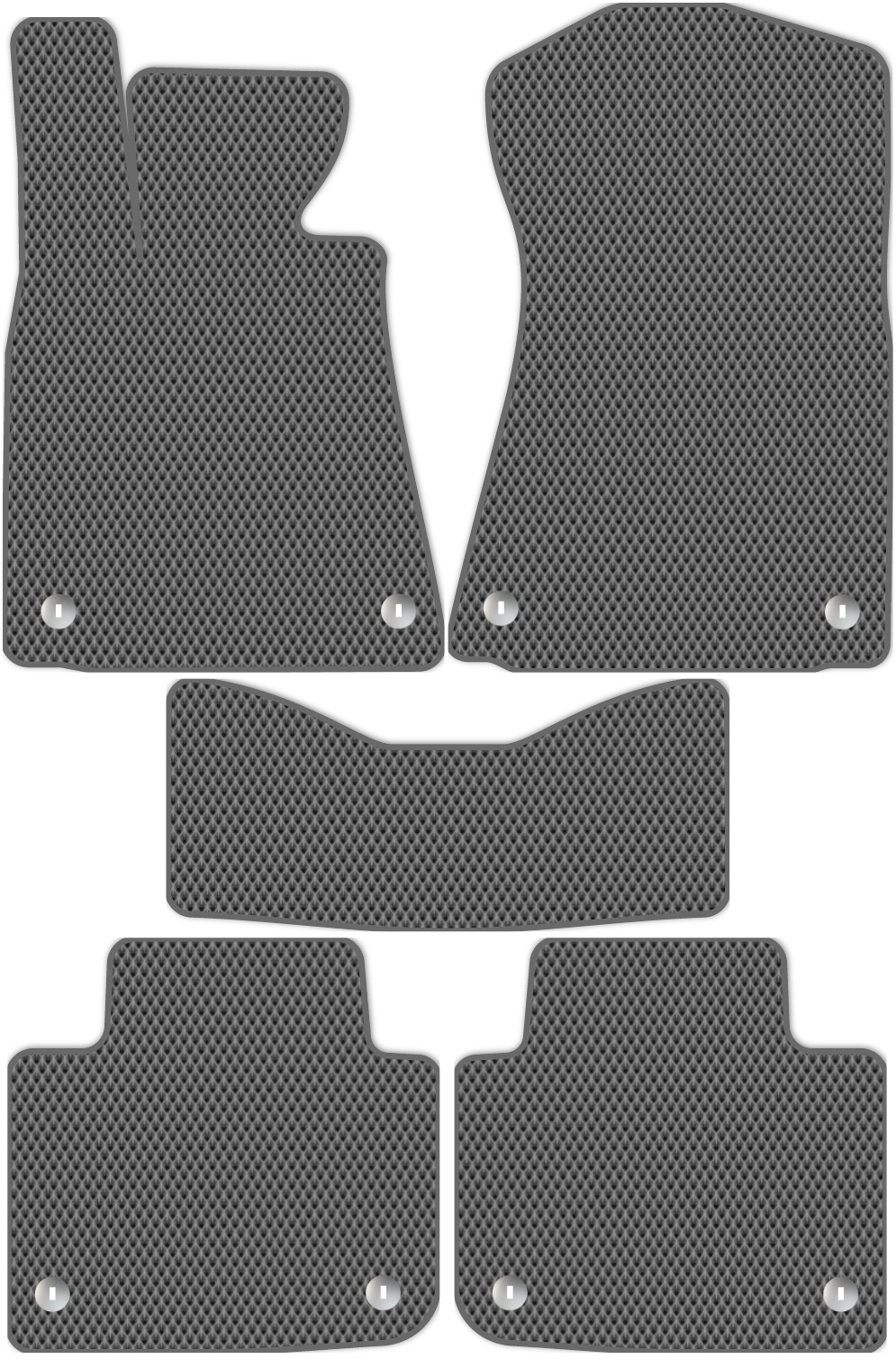 Коврики ЭВА в салон для Lexus GS350 4 2011 - 2020, 5 шт. серый, темно-серый кант, 3216-S5YLT-H
Коврики ЭВА в салон для Lexus GS350 4 2011 - 2020, 5 шт. серый, темно-серый кант, 3216-S5YLT-H