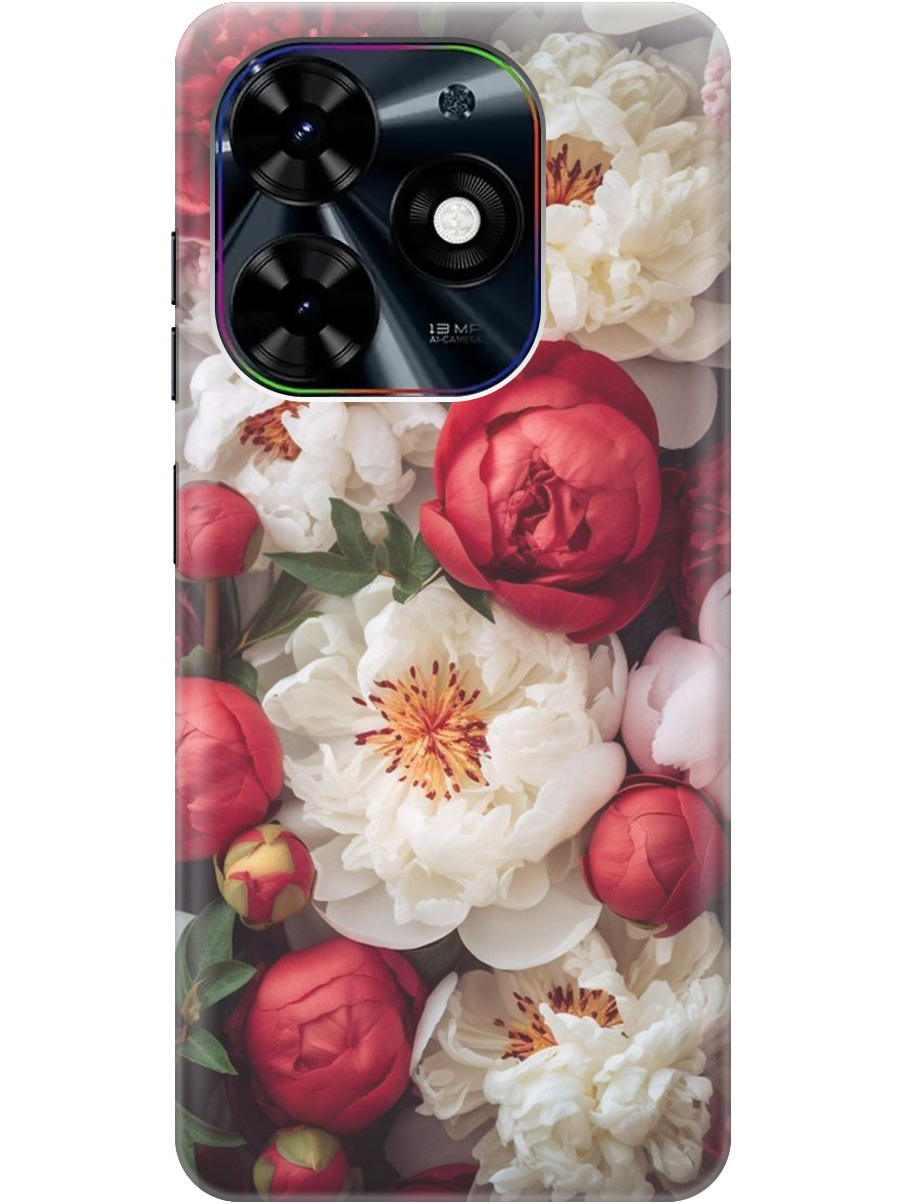 Силиконовый чехол на Infinix Hot 40i с рисунком "Красно-белые пионы", Белый;красный, 20011892 
Силиконовый чехол на Infinix Hot 40i с рисунком "Красно-белые пионы", Белый;красный, 20011892