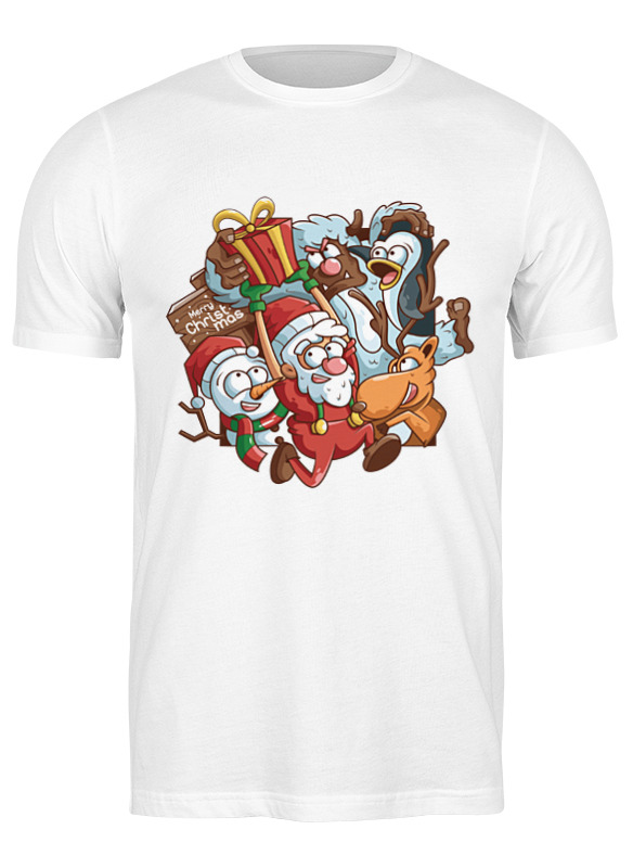 Футболка мужская Printio Новогодняя белая L, Белый, Новогодняя
Футболка мужская Printio Новогодняя белая L, Белый, Новогодняя