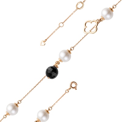 Браслет из красного золота с ониксом/жемчугом р. 22 Гранат 3.80.10.0481.00-1245, 3.80.10.0481.00-1245 
Браслет из красного золота с ониксом/жемчугом р. 22 Гранат 3.80.10.0481.00-1245, 3.80.10.0481.00-1245