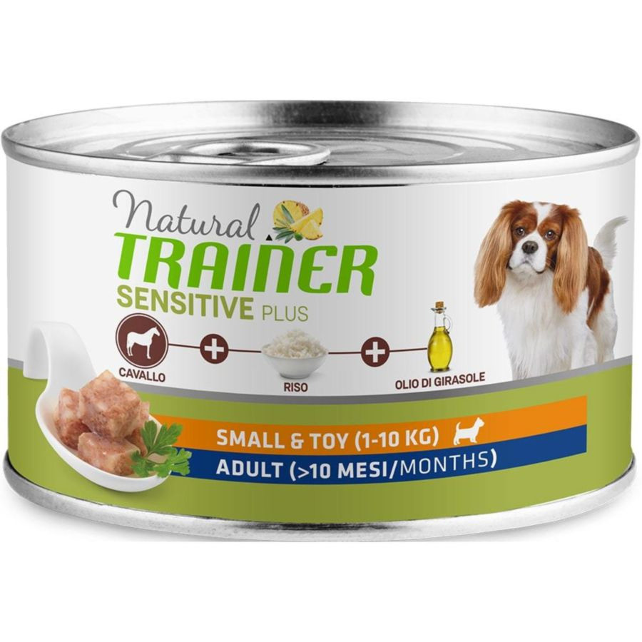 Влажный корм для мелких собак Trainer Natural Sensitive Plus конина и рис, 12шт по 150г
Влажный корм для мелких собак Trainer Natural Sensitive Plus конина и рис, 12шт по 150г