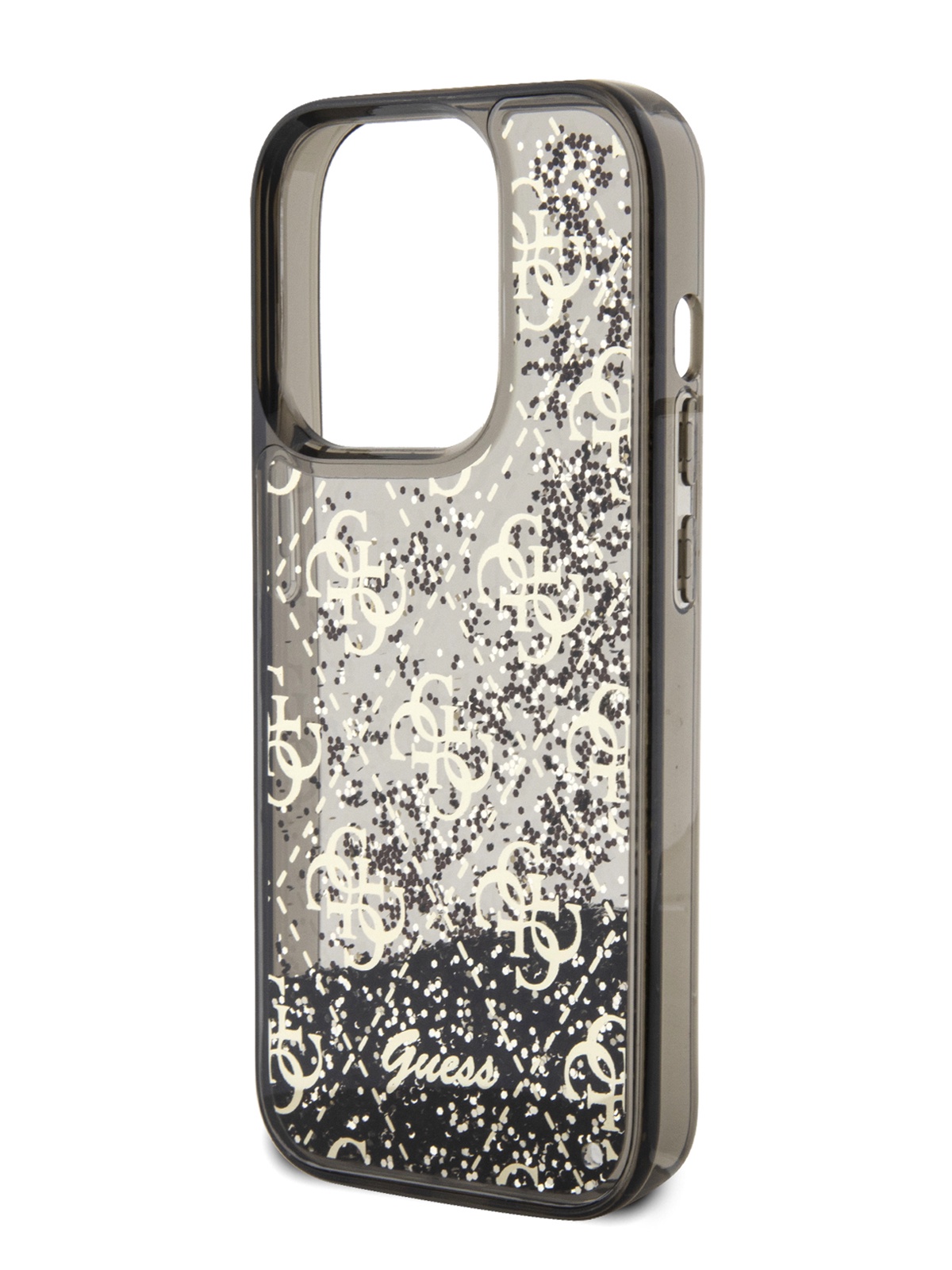 Чехол Guess для iPhone 15 Pro с жидким гелем и блестками, черный, Liquid Glitter
Чехол Guess для iPhone 15 Pro с жидким гелем и блестками, черный, Liquid Glitter