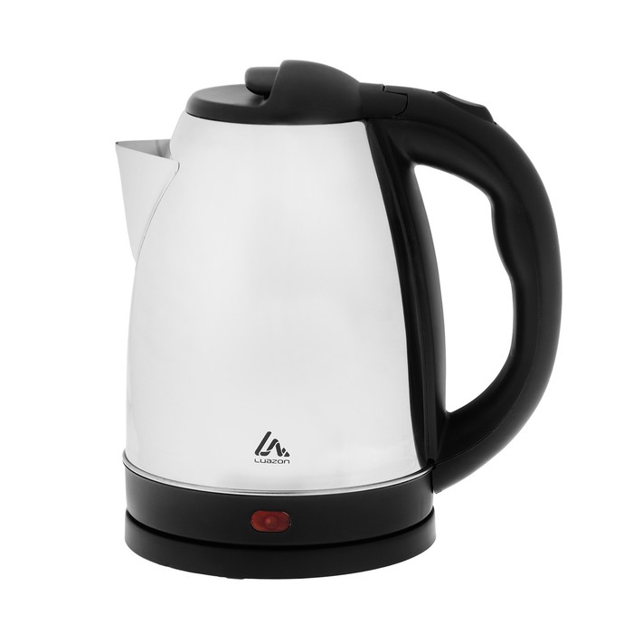 фото Чайник электрический luazon lsk-1805, металл, 1.8 л, 1500 вт, серебристый luazon home