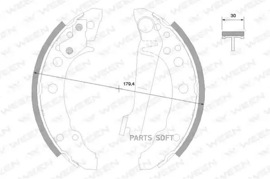 Тормозные колодки барабанные AUDI 100, 80, A2, Coupe, CHERY Amulet, VW Derby WEEN 152-2017
Тормозные колодки барабанные AUDI 100, 80, A2, Coupe, CHERY Amulet, VW Derby WEEN 152-2017