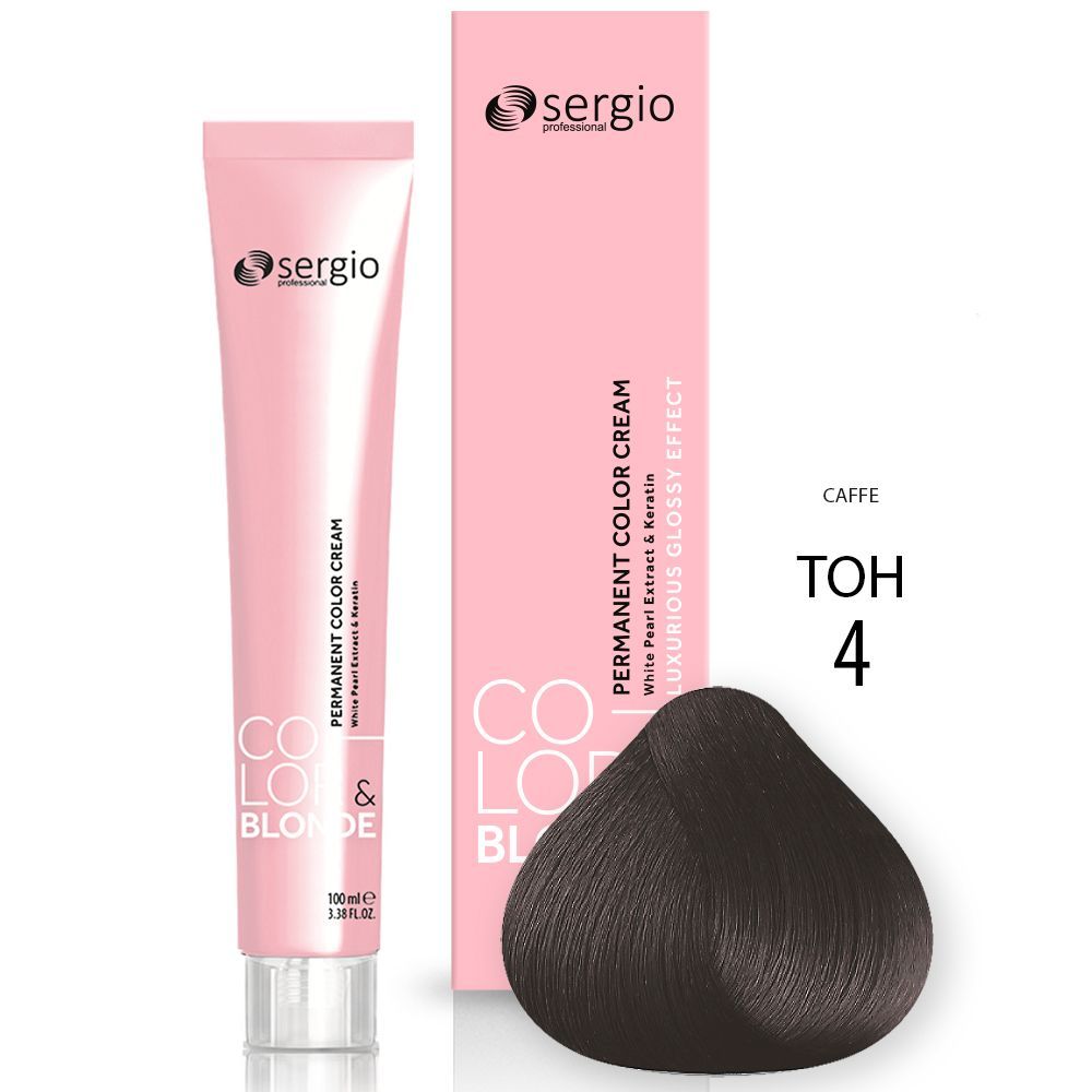 Крем-краска для волос Sergio Professional Color & Blonde 4 caffe коричневый кофе эспрессо
Крем-краска для волос Sergio Professional Color & Blonde 4 caffe коричневый кофе эспрессо