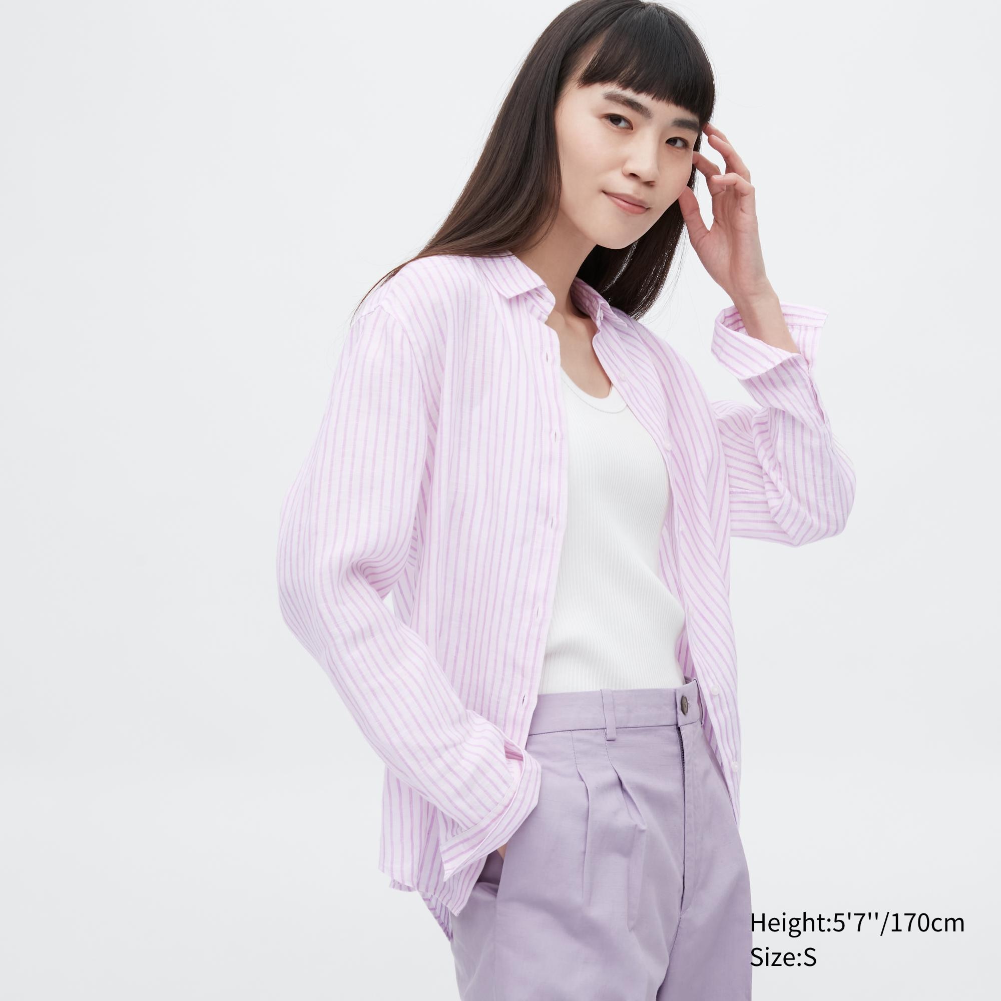 Рубашка женская UNIQLO 458283COL73 фиолетовая S (доставка из-за рубежа), Фиолетовый, 458283COL73
Рубашка женская UNIQLO 458283COL73 фиолетовая S (доставка из-за рубежа), Фиолетовый, 458283COL73