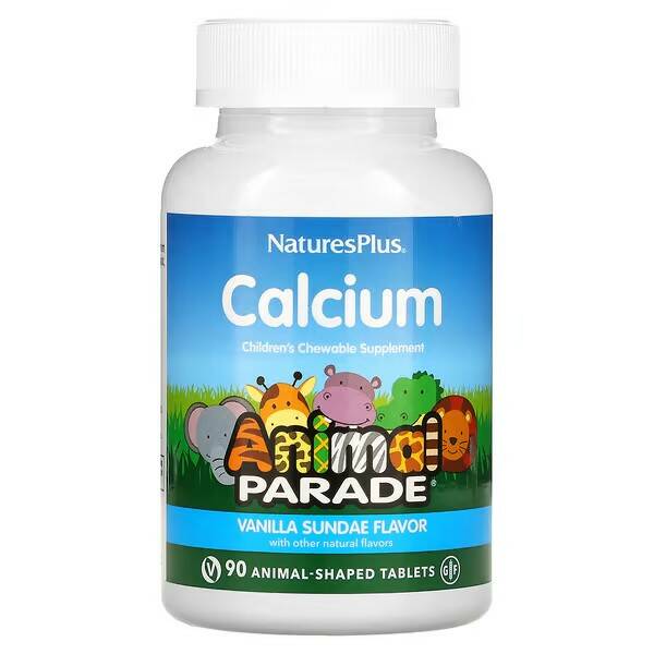 фото Жевательная добавка для детей animal parade calcium chewable таблетки 90 шт.