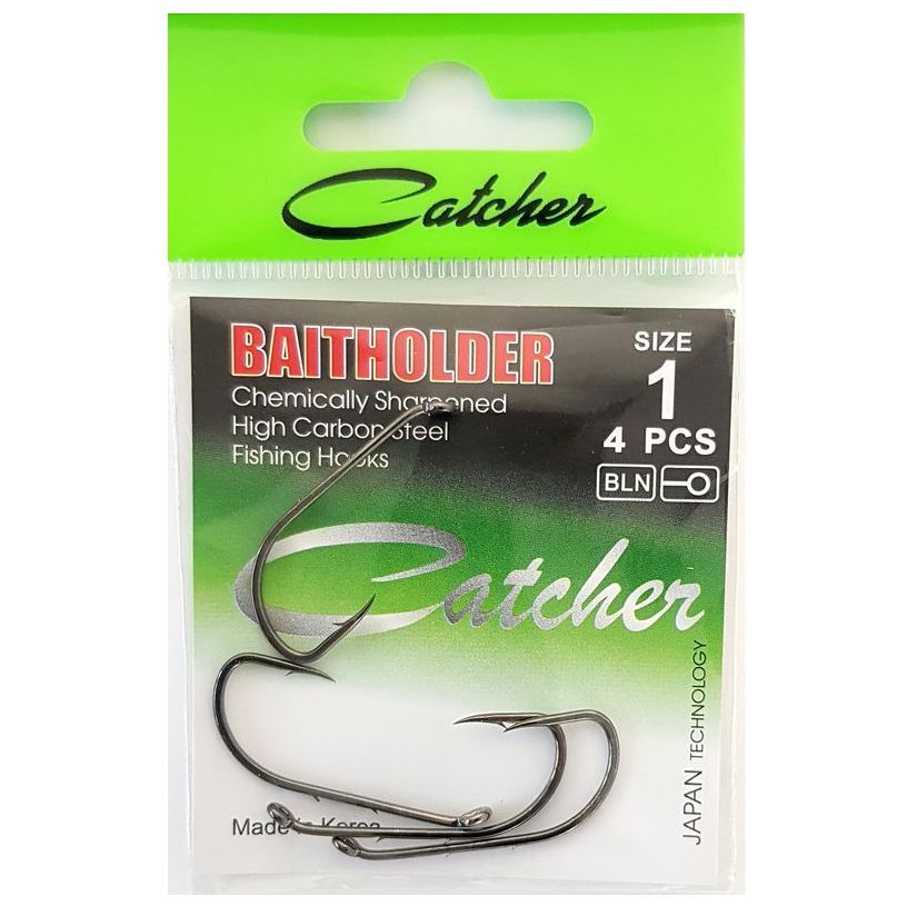 Одинарные крючки Catcher лимерик №1 BN, с колечком, загнутое острие, с бородкой, Черный, BAITHOLDER
Одинарные крючки Catcher лимерик №1 BN, с колечком, загнутое острие, с бородкой, Черный, BAITHOLDER