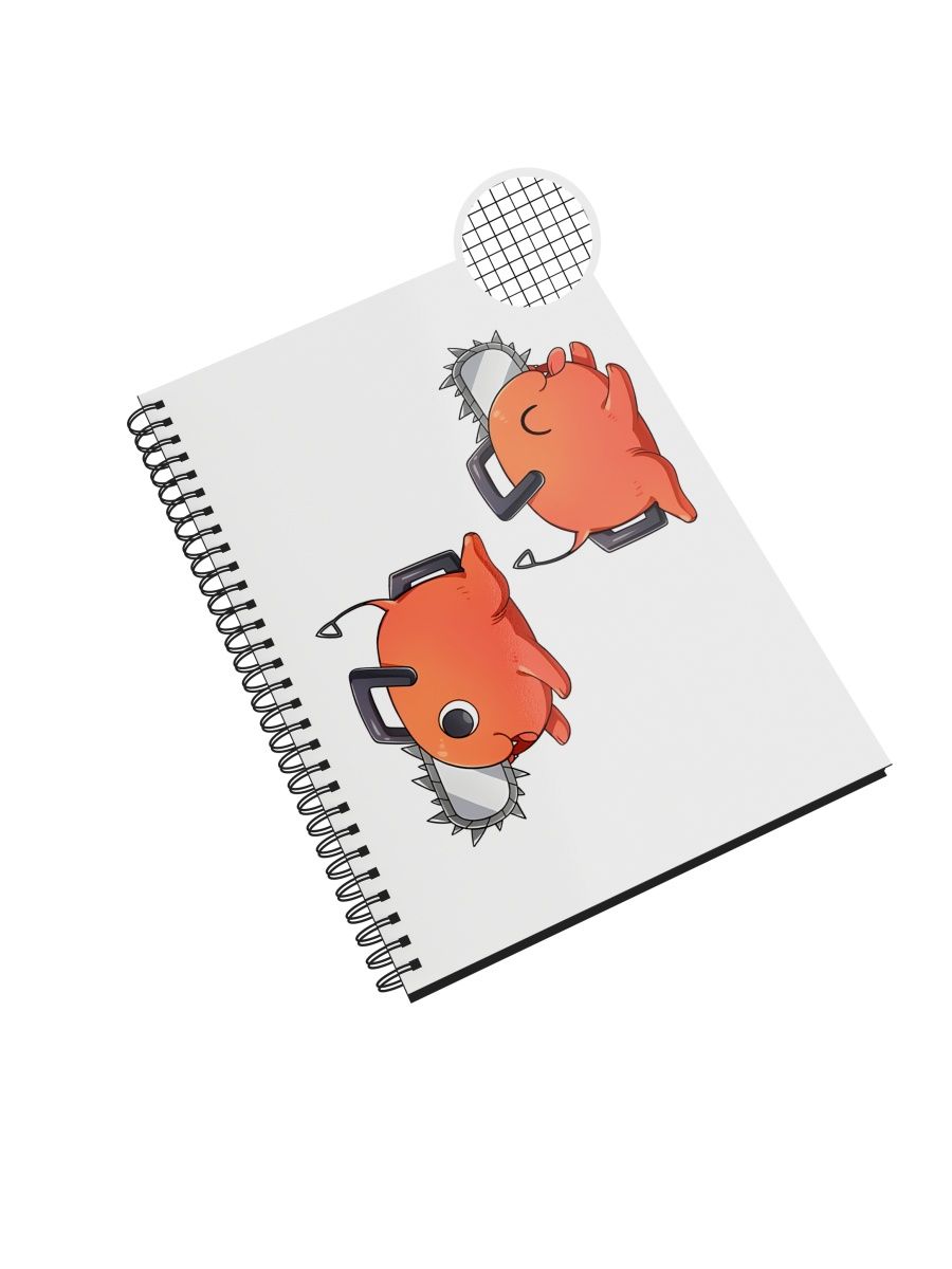 Блокнот Каждому Своё "Человек бензопила/Аниме" NP-ANCHB19-A5/2 A5 48л в клетку, NP-ANCHB19-A5/2 
Блокнот Каждому Своё "Человек бензопила/Аниме" NP-ANCHB19-A5/2 A5 48л в клетку, NP-ANCHB19-A5/2