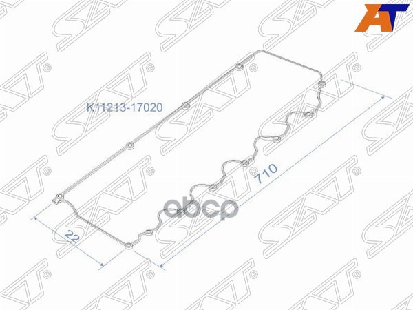 Прокладка Клапанной Крышки Toyota Land Cruiser 1hdft 95-98 Sat арт. K11213-17020
Прокладка Клапанной Крышки Toyota Land Cruiser 1hdft 95-98 Sat арт. K11213-17020