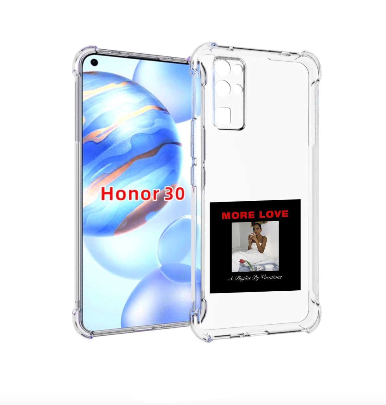 Чехол бампер MyPads Drake & Sade - More Love для Honor 30 (BMH-A, Прозрачный, Tocco
Чехол бампер MyPads Drake & Sade - More Love для Honor 30 (BMH-A, Прозрачный, Tocco