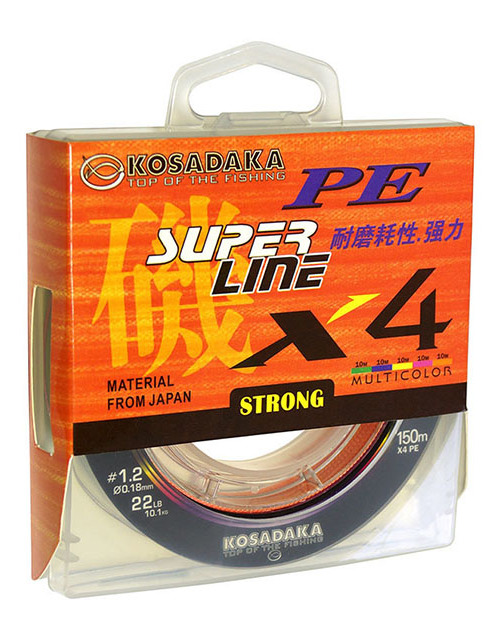 Kosadaka Леска плетеная (шнур) KOSADAKA SUPER PE X4 (BSLX4-MLT-040-150 (150 м 0,4мм) ), Разноцветный
Kosadaka Леска плетеная (шнур) KOSADAKA SUPER PE X4 (BSLX4-MLT-040-150 (150 м 0,4мм) ), Разноцветный