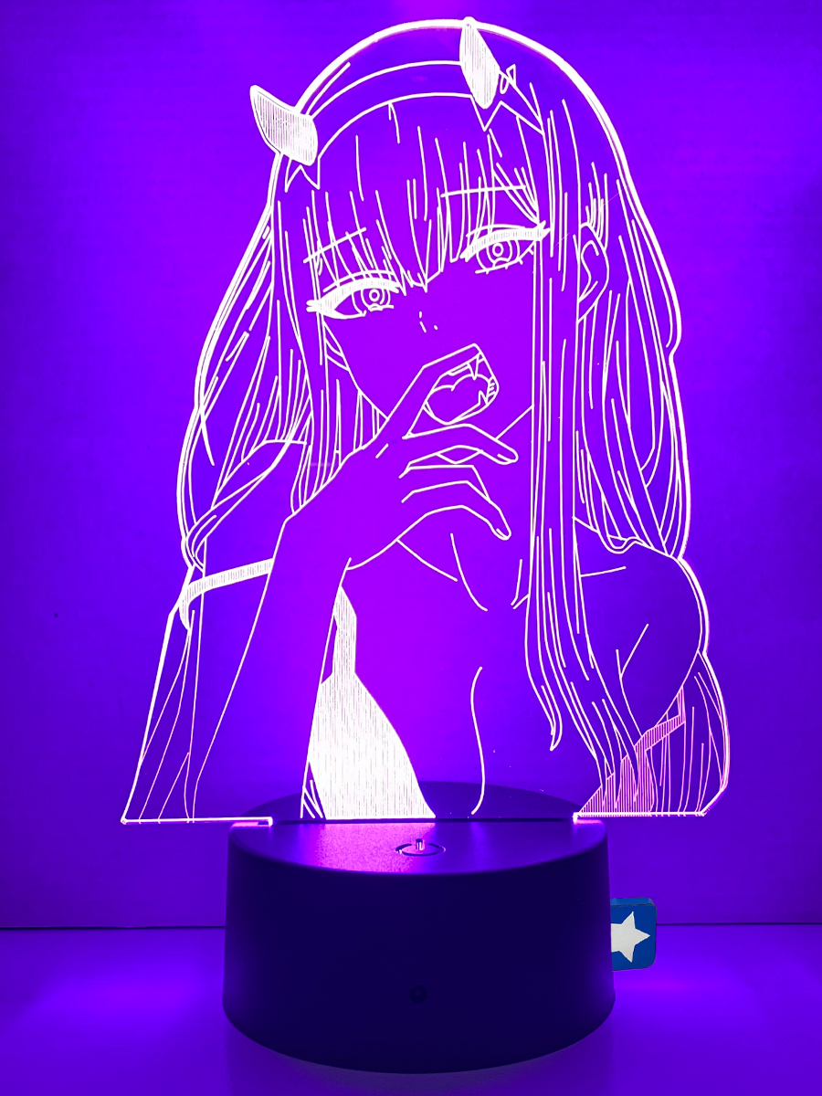 Настольный 3D ночник светильник Любимый во Франксе Ноль Два Darling in the Franxx, Любимый во Франксе Ноль Два Darling in the Franxx 
Настольный 3D ночник светильник Любимый во Франксе Ноль Два Darling in the Franxx, Любимый во Франксе Ноль Два Darling in the Franxx