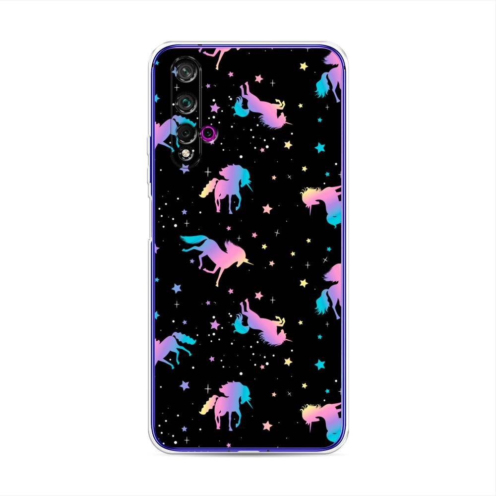 Чехол для Huawei Nova 5T/Honor 20 "Единороги градиент", Черный;розовый;голубой, 610550-1
Чехол для Huawei Nova 5T/Honor 20 "Единороги градиент", Черный;розовый;голубой, 610550-1