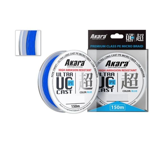 Леска плетеная (шнур) AKARA ULTRA CAST PE MICRO BRAID BLUE (UCPMBB-150-012 (150 м 0,12мм), Синий
Леска плетеная (шнур) AKARA ULTRA CAST PE MICRO BRAID BLUE (UCPMBB-150-012 (150 м 0,12мм), Синий