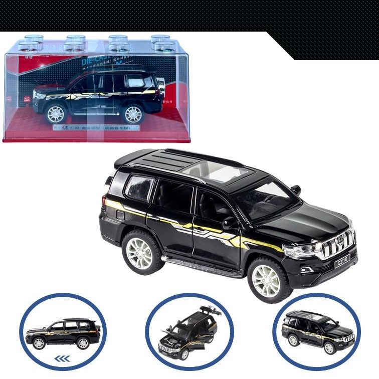 Машинка металлическая WIZZAL инерционная коллекционная 1:32 Toyota Land Cruiser, Черный, 08952
Машинка металлическая WIZZAL инерционная коллекционная 1:32 Toyota Land Cruiser, Черный, 08952