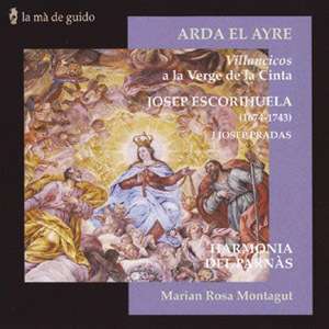 ESCORIHUELA, JOSEP - Villancicos A La Verge De La Cinta, 1 CD
ESCORIHUELA, JOSEP - Villancicos A La Verge De La Cinta, 1 CD