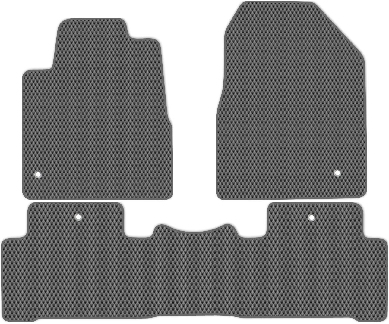 Коврики ЭВА в салон для Honda Pilot (YF4) 2008 - 2015, 3 шт. серый, темно-серый кант, 2324-W3Y-H
Коврики ЭВА в салон для Honda Pilot (YF4) 2008 - 2015, 3 шт. серый, темно-серый кант, 2324-W3Y-H