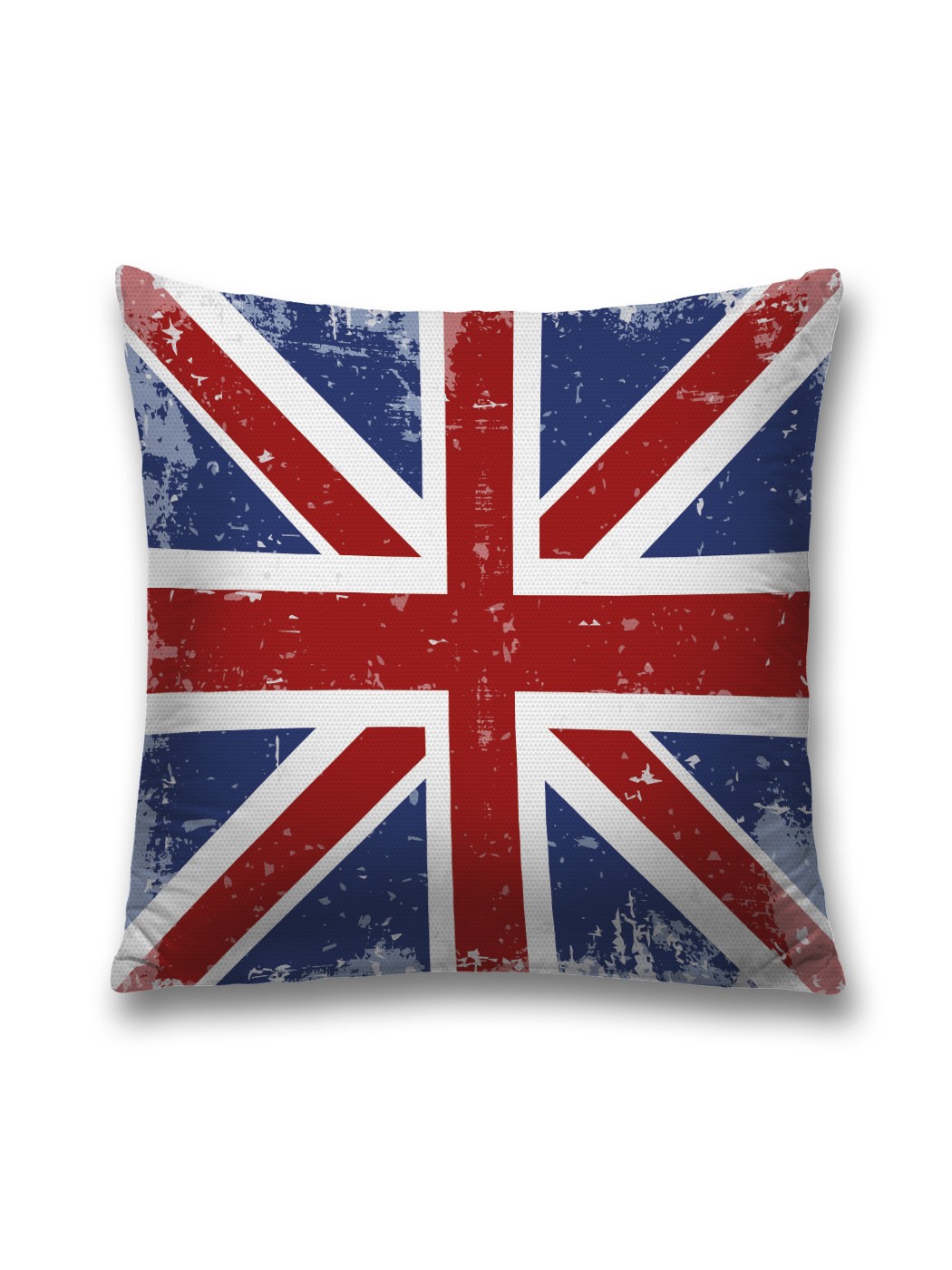 фото Наволочка декоративная joyarty "винтажный флаг великобритании" на молнии, 45x45 см