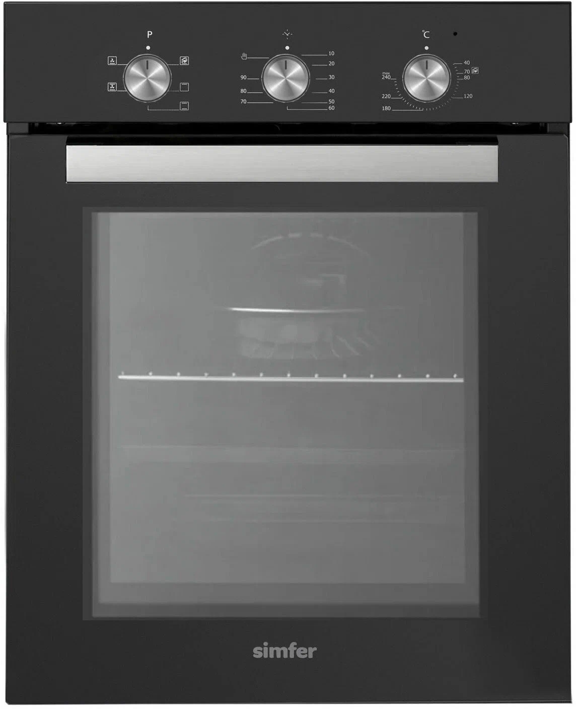 Встраиваемый электрический духовой шкаф Simfer B4EB16016 серебристый, черный, B4EB16016
Встраиваемый электрический духовой шкаф Simfer B4EB16016 серебристый, черный, B4EB16016