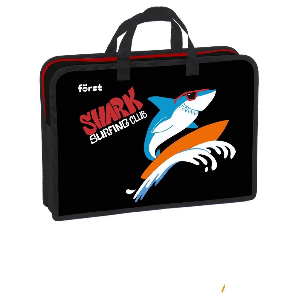 Папка с ручками 1 отделение, А4 Forst Shark club, 340*245*75мм, пластик, на молнии, Разноцветный
Папка с ручками 1 отделение, А4 Forst Shark club, 340*245*75мм, пластик, на молнии, Разноцветный