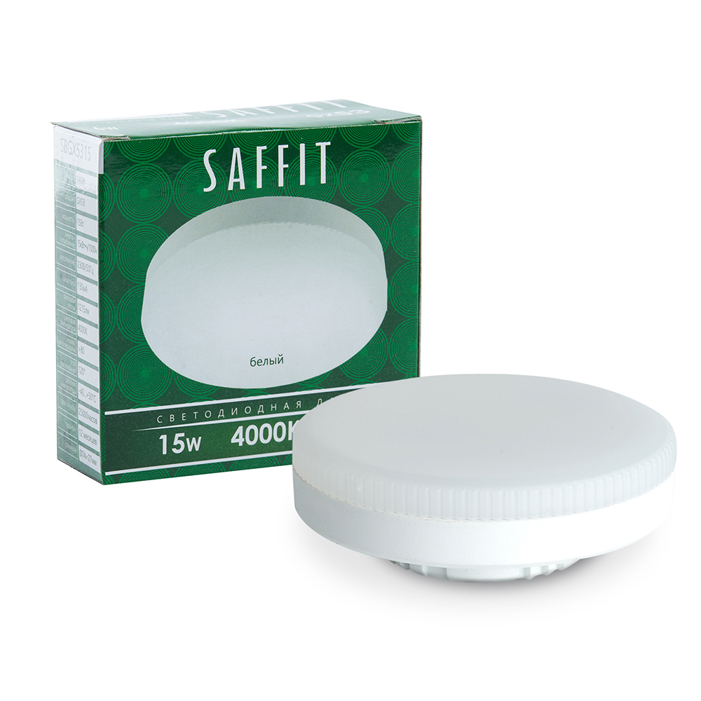 Лампочка светодиодная Saffit SBGX5315, 15Вт GX53 230V белый, упаковка 10 шт., 55192, SBGX5315
Лампочка светодиодная Saffit SBGX5315, 15Вт GX53 230V белый, упаковка 10 шт., 55192, SBGX5315