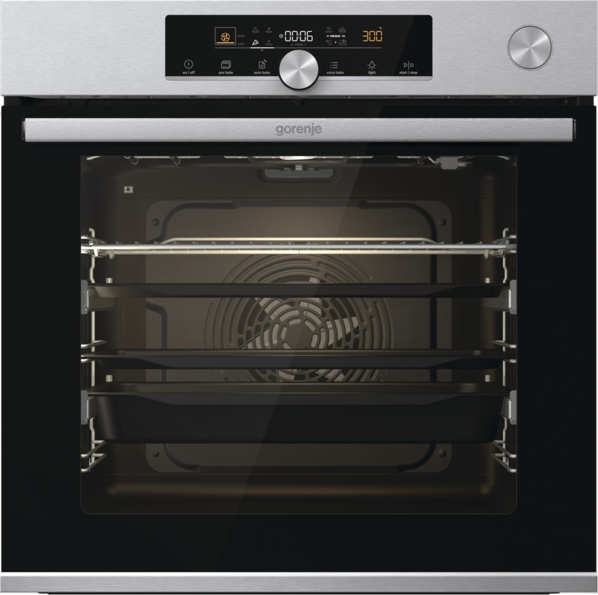 Встраиваемый электрический духовой шкаф Gorenje BSA6747A04X серебристый, черный, BSA6747A04X
Встраиваемый электрический духовой шкаф Gorenje BSA6747A04X серебристый, черный, BSA6747A04X