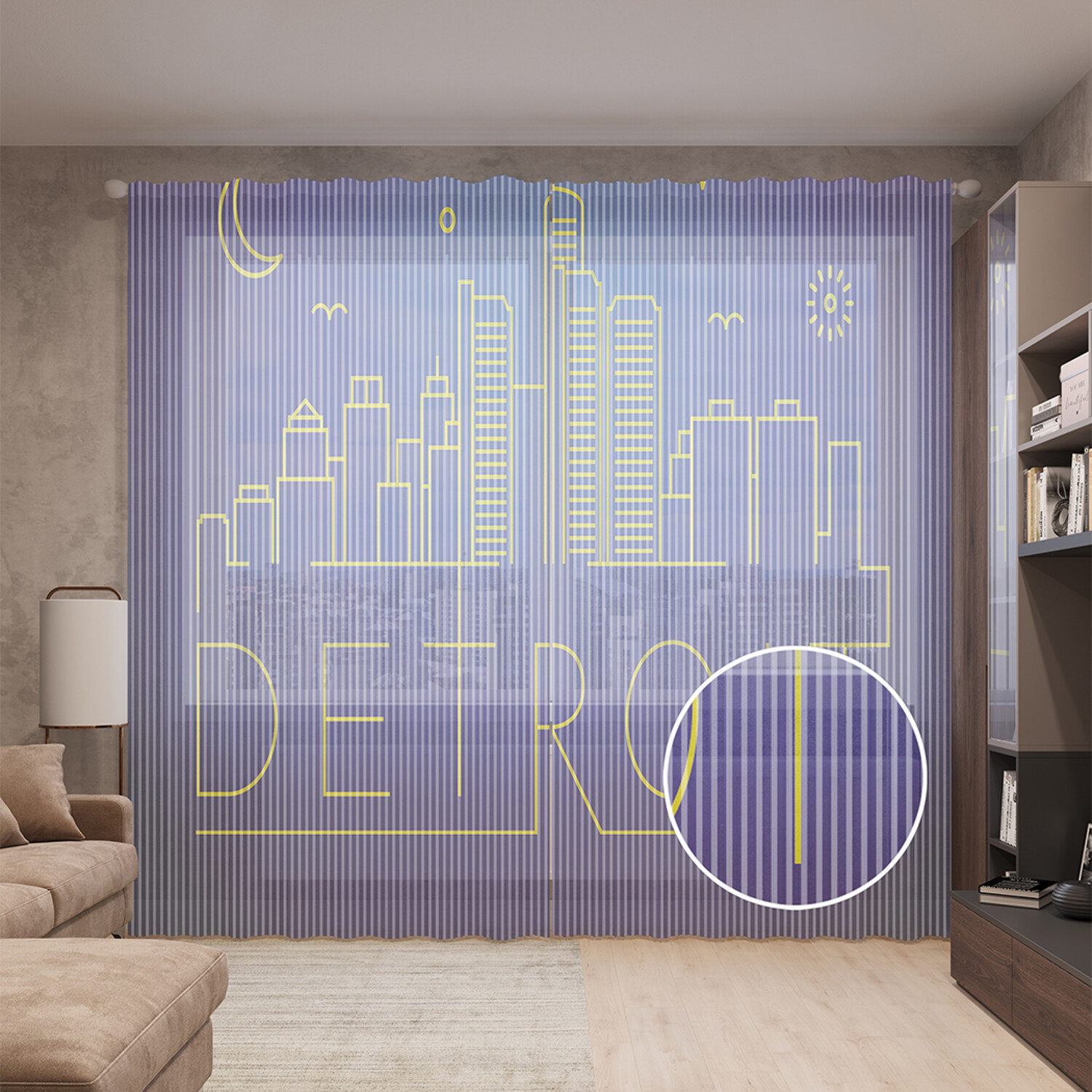 Тюль вуаль на шторной ленте с принтом JoyArty "Линии Детройта", 310х265 см, Линии Детройта
Тюль вуаль на шторной ленте с принтом JoyArty "Линии Детройта", 310х265 см, Линии Детройта