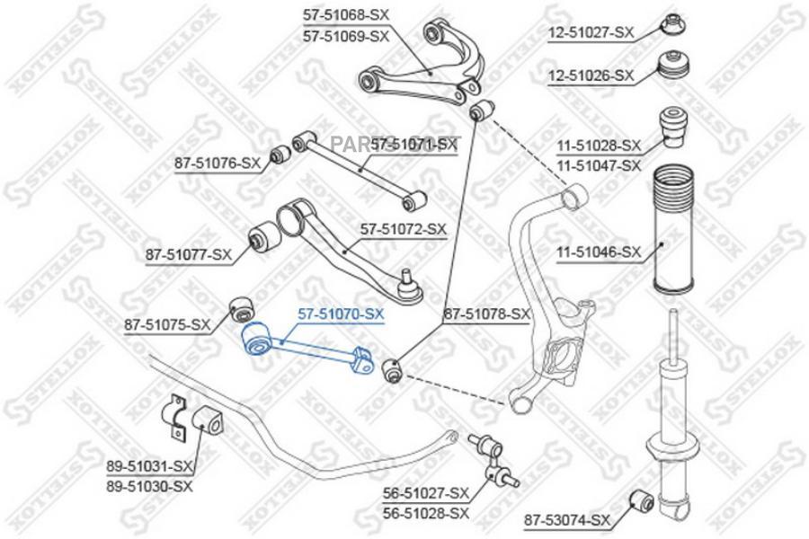 STELLOX 5751070SX 57-51070-SX_рычаг задней подвески продольный!\ Hyundai Sonata EF 98-04
STELLOX 5751070SX 57-51070-SX_рычаг задней подвески продольный!\ Hyundai Sonata EF 98-04