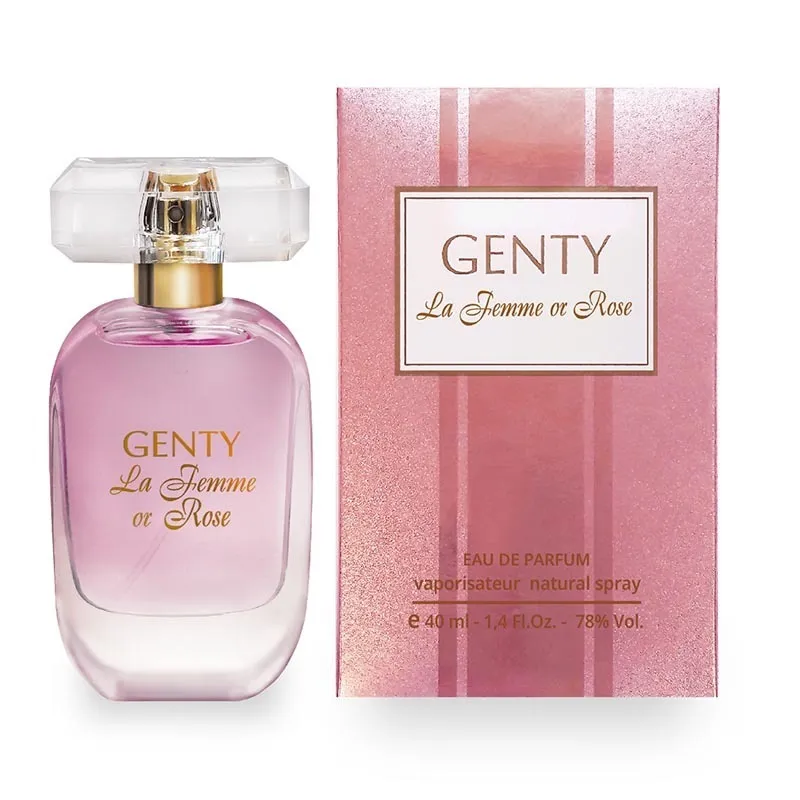 Парфюмированная вода женская Genty La Femme Or Rose 40 мл, La Femme Or Rose Woman 40 мл
Парфюмированная вода женская Genty La Femme Or Rose 40 мл, La Femme Or Rose Woman 40 мл