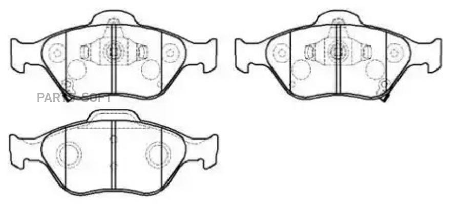 Колодки Тормозные Дисковые Toyota: Yaris 06.1-:(Eur) HSB HP9162 
Колодки Тормозные Дисковые Toyota: Yaris 06.1-:(Eur) HSB HP9162