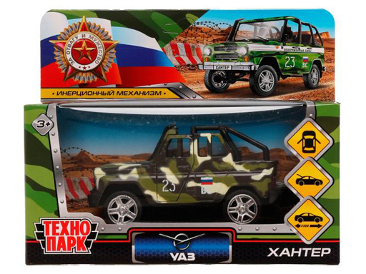 328312 Машина металл UAZ HUNTER beach ВОЕННЫЙ, 11,5 см, откр дв, багаж., ин., кор. Технопа, Разноцветный
328312 Машина металл UAZ HUNTER beach ВОЕННЫЙ, 11,5 см, откр дв, багаж., ин., кор. Технопа, Разноцветный