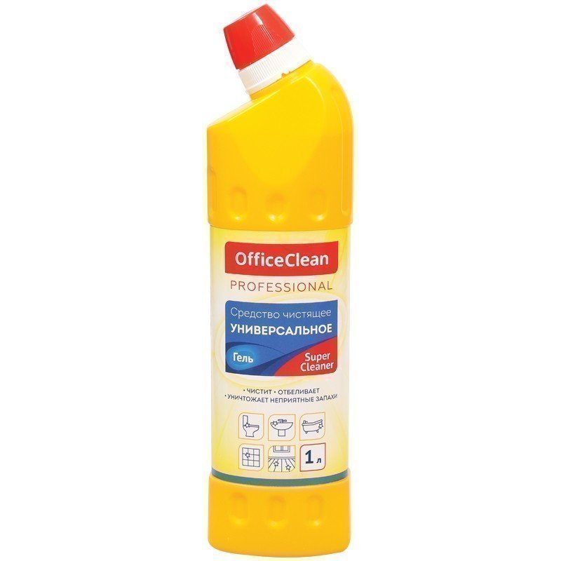 Чистящее средство универсальное OfficeClean Professional "SuperCleaner", гель, 1л
Чистящее средство универсальное OfficeClean Professional "SuperCleaner", гель, 1л