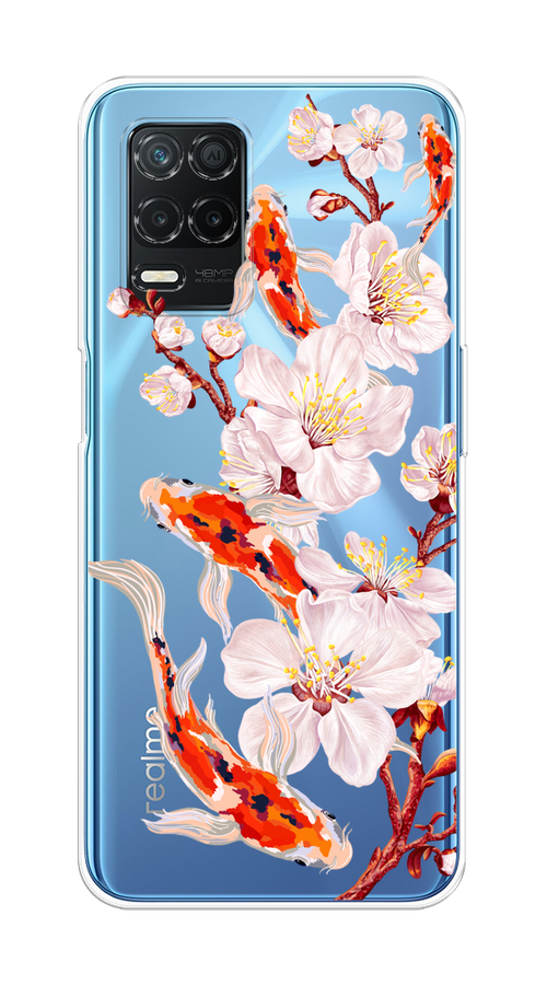 Чехол на Realme 8 5G/Narzo 30 5G "Карпы и сакура", Оранжевый;розовый;бежевый;прозрачный, 257150-1
Чехол на Realme 8 5G/Narzo 30 5G "Карпы и сакура", Оранжевый;розовый;бежевый;прозрачный, 257150-1