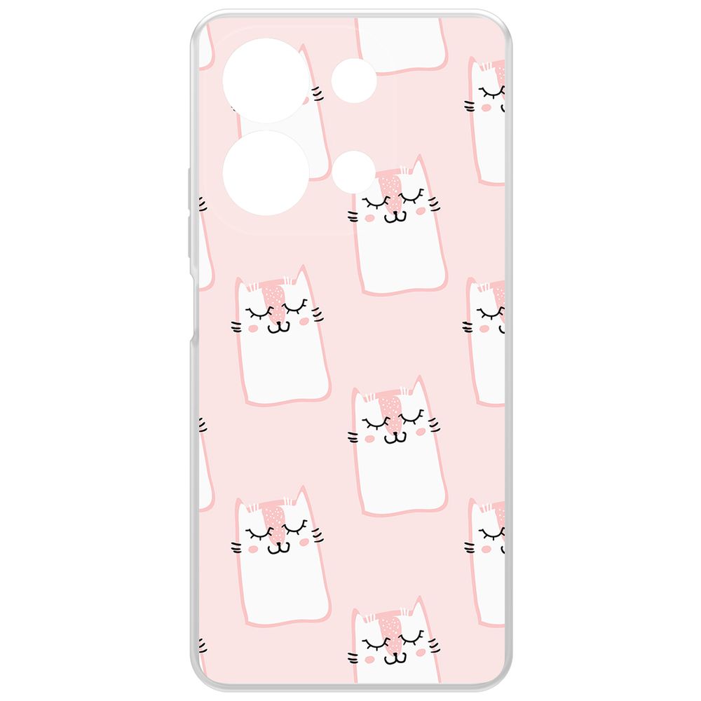 Чехол-накладка Krutoff Clear Case Котики паттерн для Xiaomi Redmi Note 13 4G, Прозрачный
Чехол-накладка Krutoff Clear Case Котики паттерн для Xiaomi Redmi Note 13 4G, Прозрачный