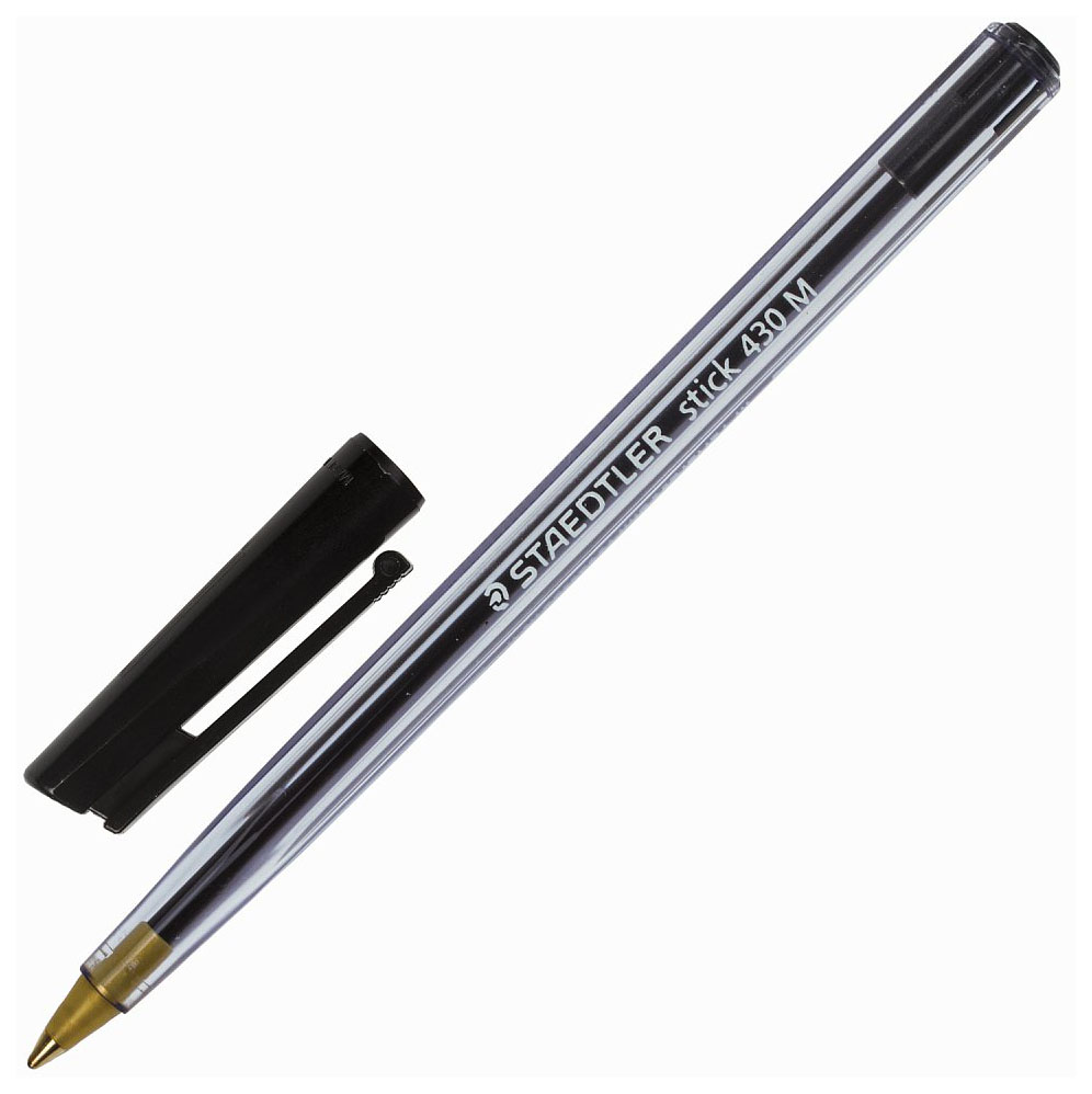 Ручка шариковая STAEDTLER (Германия) "Stick", ЧЕРНАЯ, корпус прозрачный, узел 1 мм, линия
Ручка шариковая STAEDTLER (Германия) "Stick", ЧЕРНАЯ, корпус прозрачный, узел 1 мм, линия