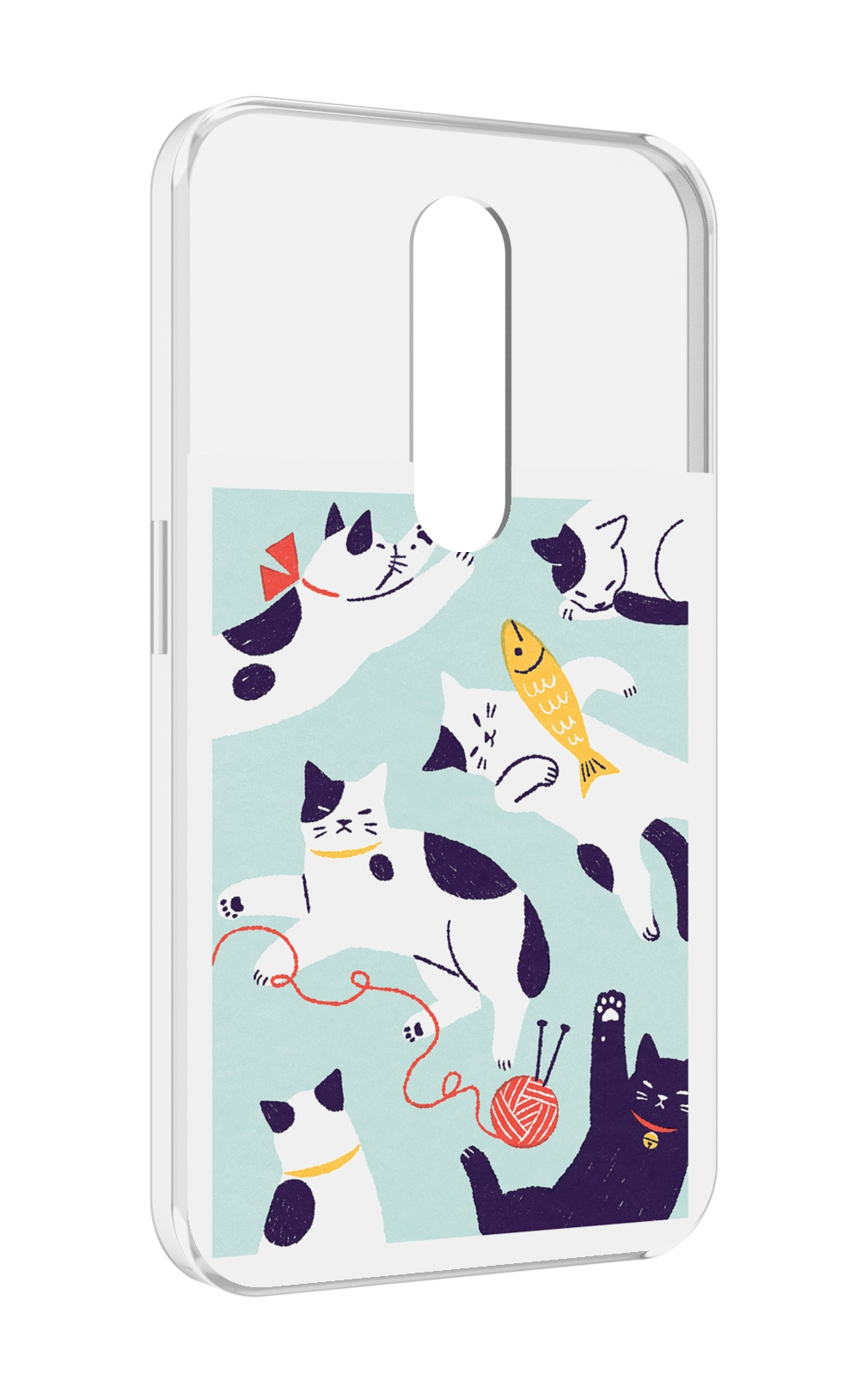 Чехол MyPads коты-с-клубками для Motorola Moto X Force (XT1585 / XT1581), Прозрачный, Tocco 
Чехол MyPads коты-с-клубками для Motorola Moto X Force (XT1585 / XT1581), Прозрачный, Tocco