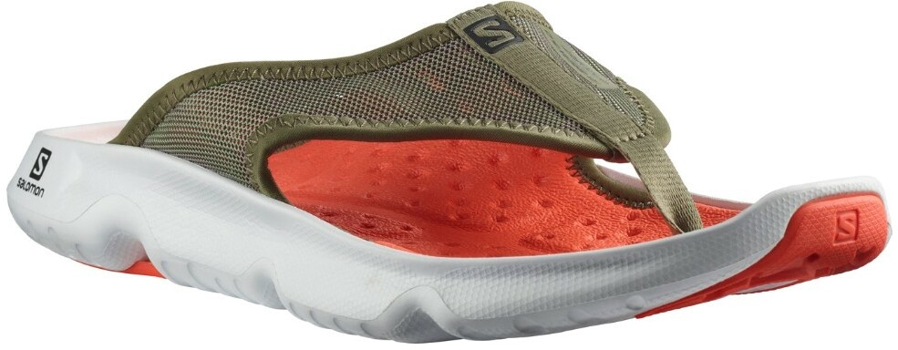 фото Шлепанцы мужские salomon reelax break 5.0 зеленые 7 uk