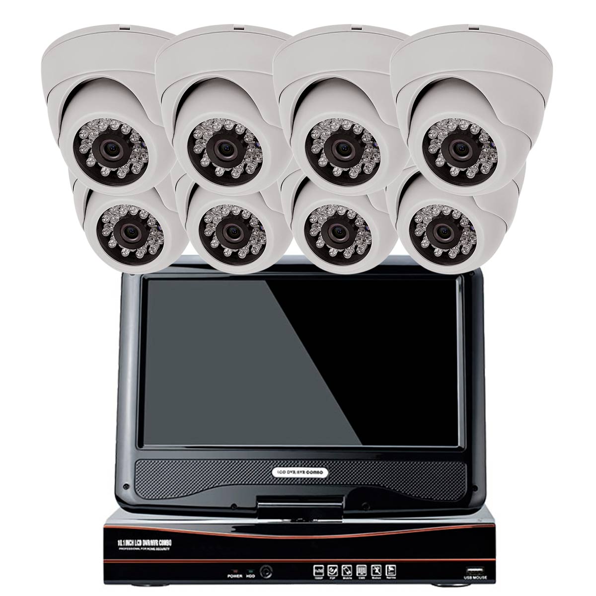 Комплект видеонаблюдения Ps-Link KIT-A9208HD AHD 2Мп с монитором 8 камер для помещения, Белый, KIT-A9208HD
Комплект видеонаблюдения Ps-Link KIT-A9208HD AHD 2Мп с монитором 8 камер для помещения, Белый, KIT-A9208HD