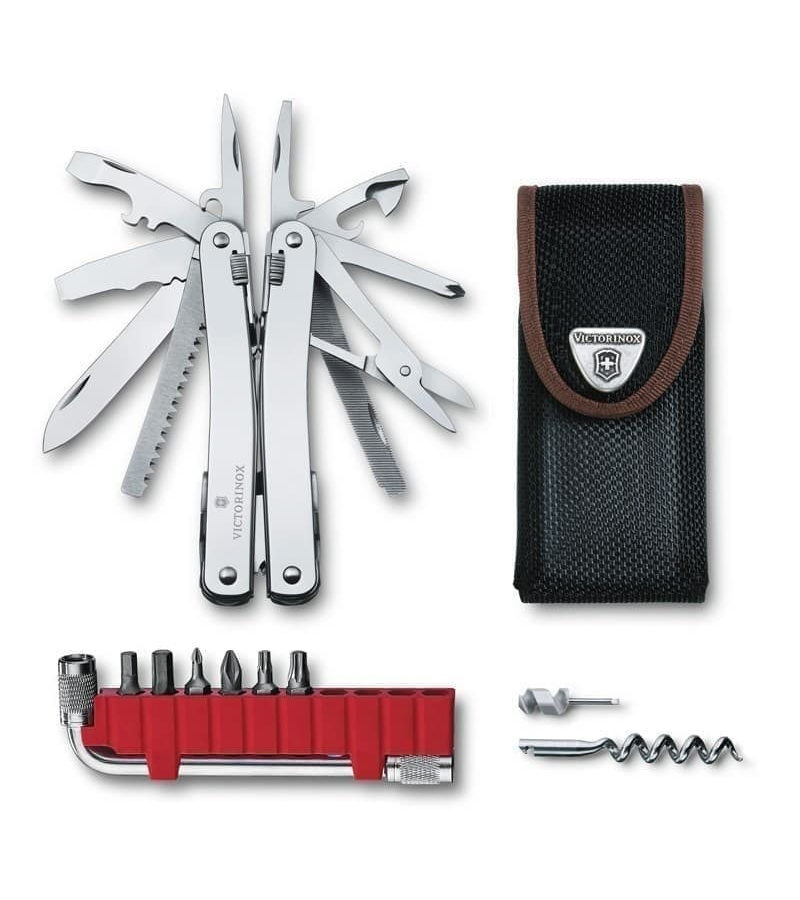 Мультитул VICTORINOX SwissTool Spirit X Plus, 105 мм, 35 функций, в нейлоновом чехле, Серебристый, Spirit X Plus
Мультитул VICTORINOX SwissTool Spirit X Plus, 105 мм, 35 функций, в нейлоновом чехле, Серебристый, Spirit X Plus