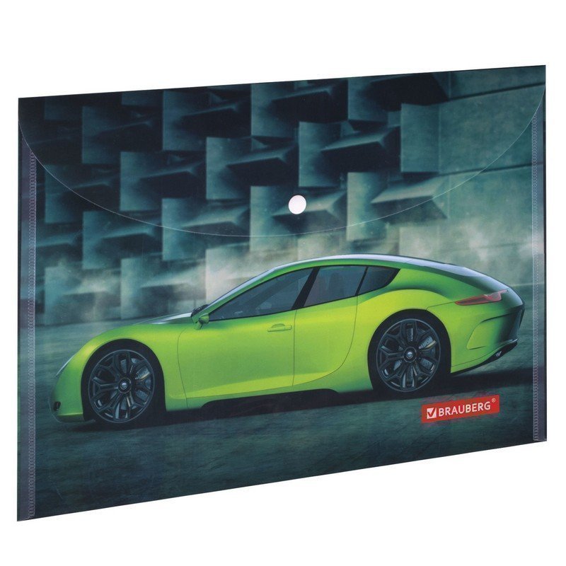 Папка-конверт с кнопкой BRAUBERG "SPORT CAR", А4, 160 мкм, до 100 листов, цветная печать,, Разноцветный
Папка-конверт с кнопкой BRAUBERG "SPORT CAR", А4, 160 мкм, до 100 листов, цветная печать,, Разноцветный