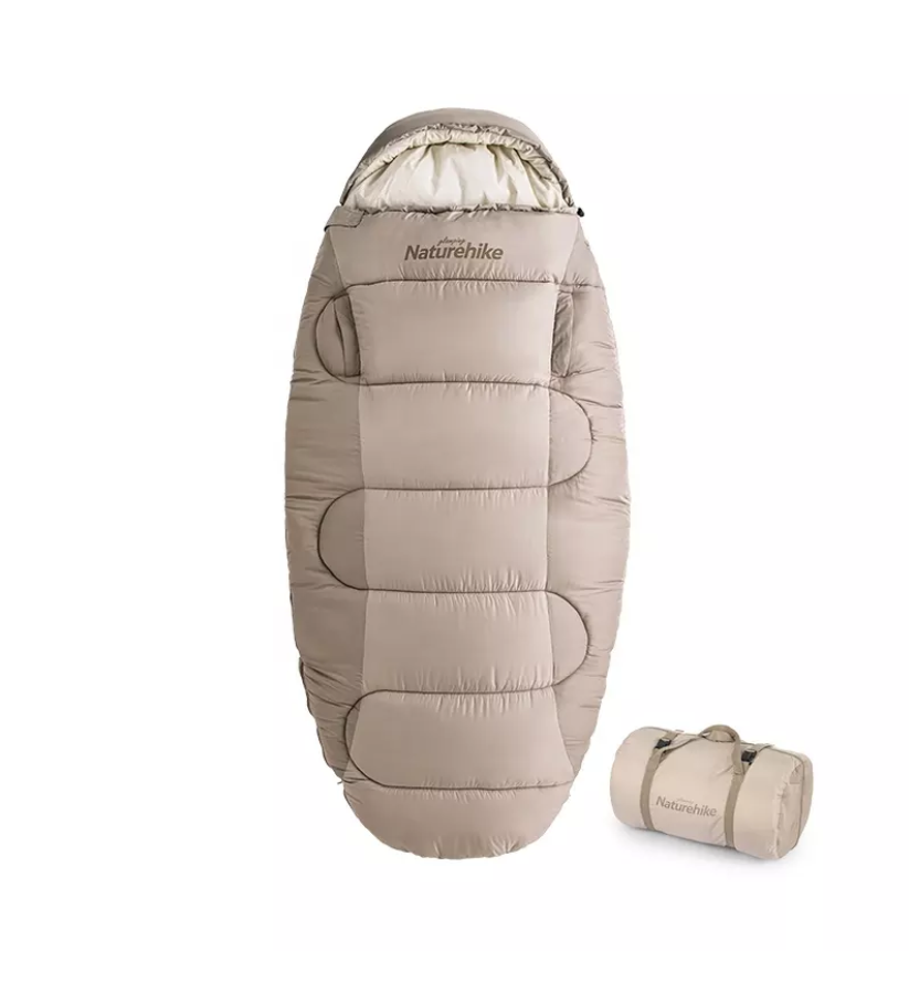 Мешок спальный Naturehike Oval PS200, 220х95 см, (правый) (ТК: +9°C), бежевый, Oval PS200
Мешок спальный Naturehike Oval PS200, 220х95 см, (правый) (ТК: +9°C), бежевый, Oval PS200