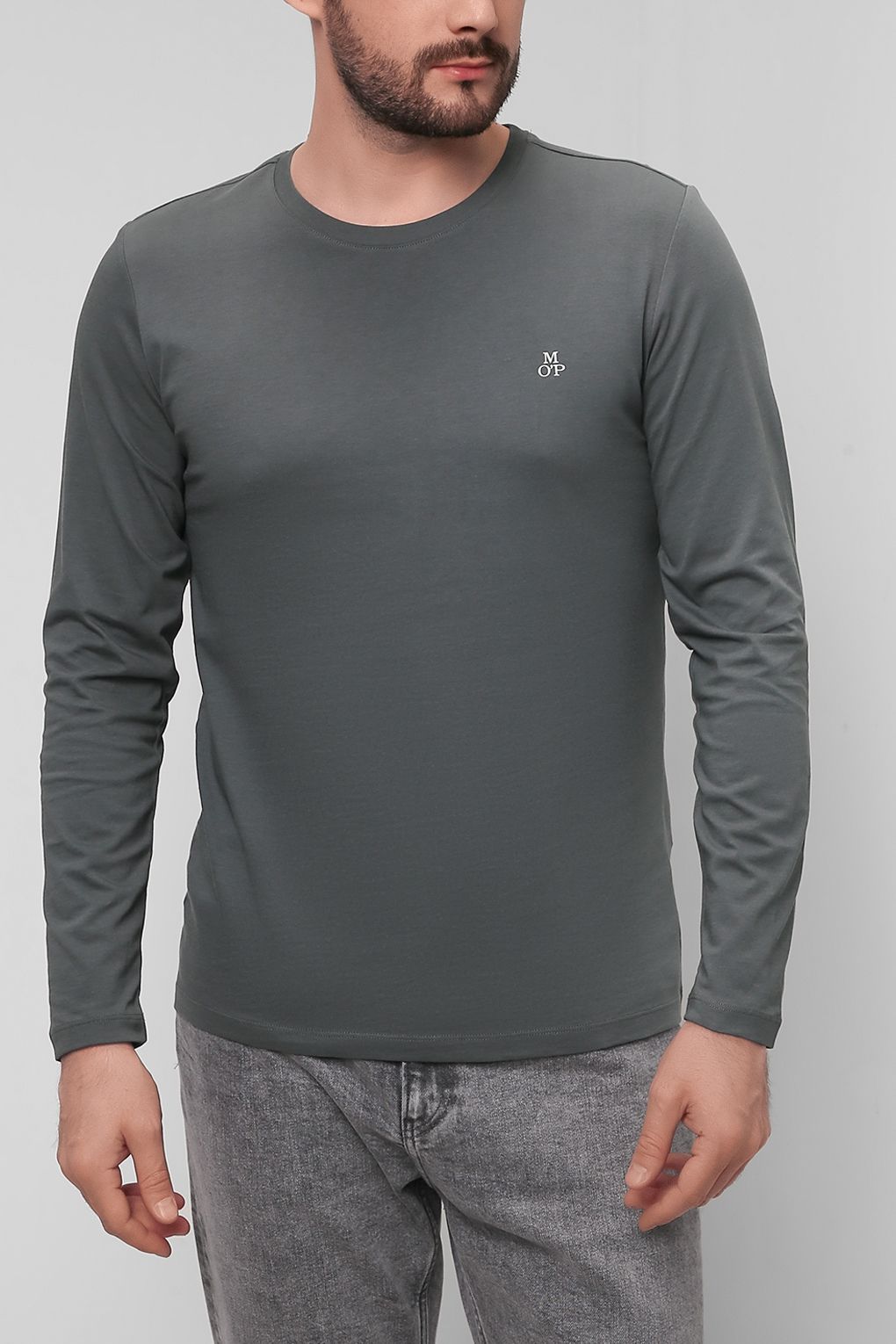 фото Лонгслив мужской marc o’polo b21 2220 52004 зеленый xl