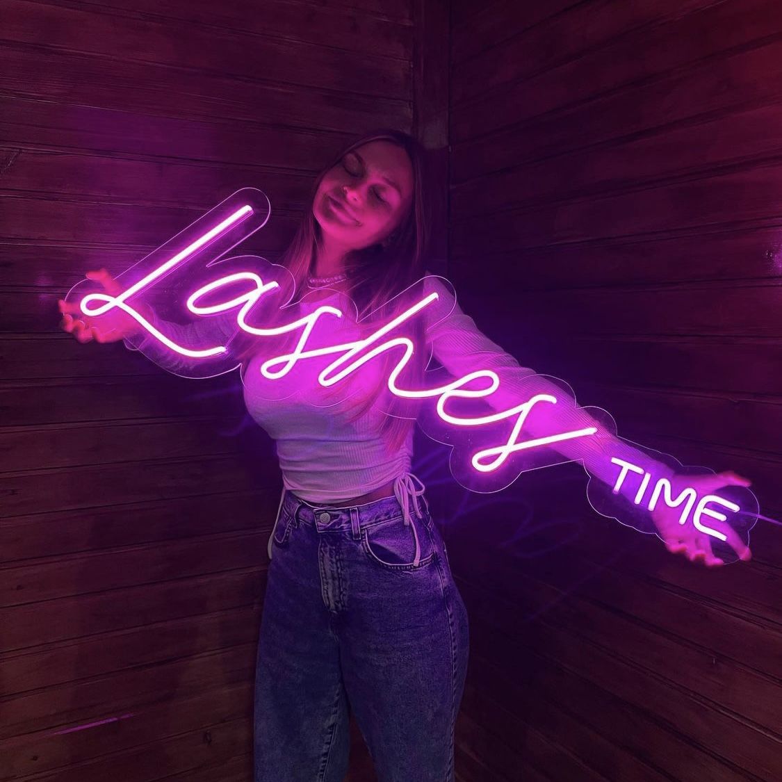 Настенная неоновая лампа, надпись "Lashes time" для салона красоты, 103 х 28 см, Lash time розовая 103 х 28 см
Настенная неоновая лампа, надпись "Lashes time" для салона красоты, 103 х 28 см, Lash time розовая 103 х 28 см
