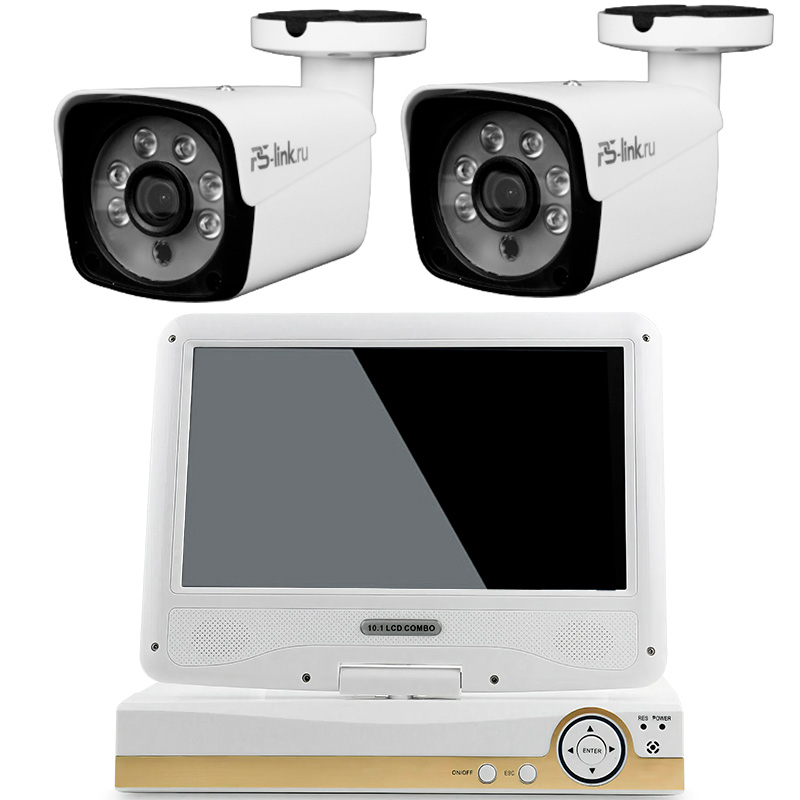 Комплект видеонаблюдения AHD 2Мп Ps-Link KIT-C9202HD с монитором 2 камеры для улицы, Белый, KIT-C9202HD
Комплект видеонаблюдения AHD 2Мп Ps-Link KIT-C9202HD с монитором 2 камеры для улицы, Белый, KIT-C9202HD
