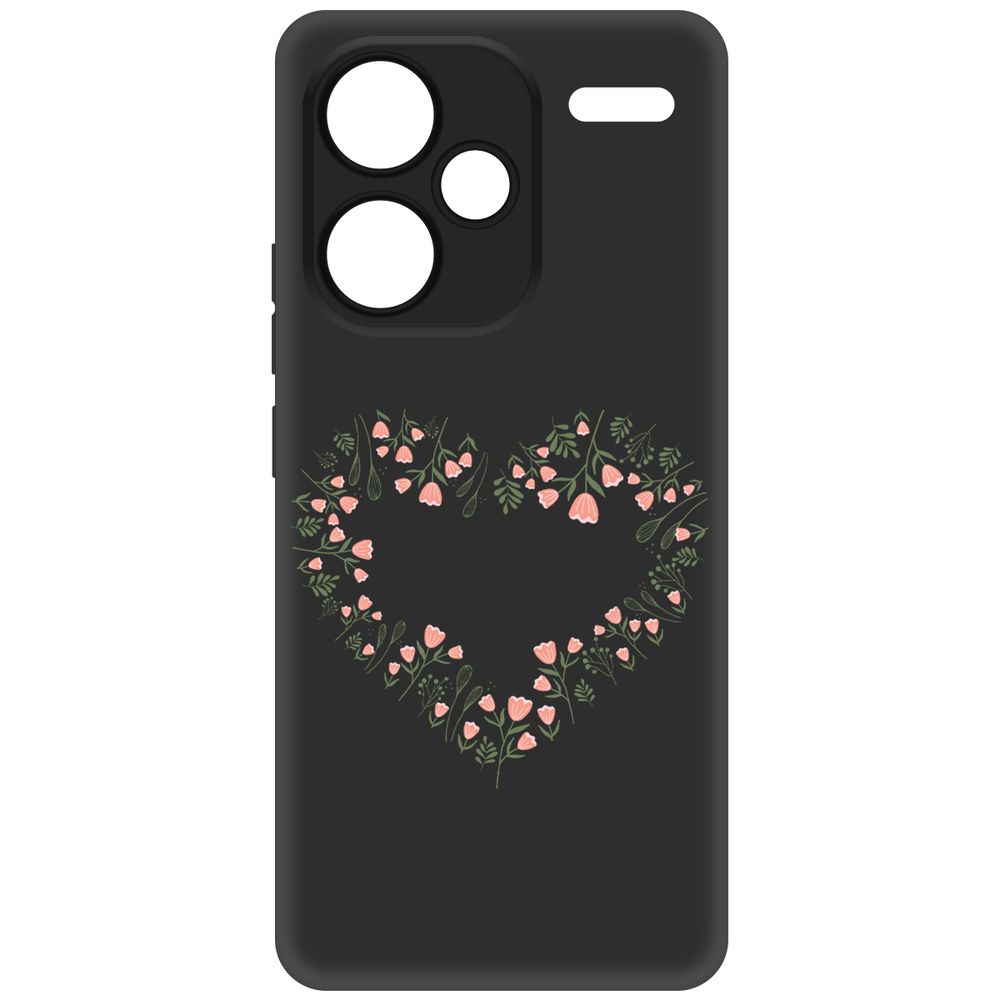 Чехол-накладка Krutoff Soft Case Цветочное сердце для Xiaomi Redmi Note 13 Pro+ 5G черный
Чехол-накладка Krutoff Soft Case Цветочное сердце для Xiaomi Redmi Note 13 Pro+ 5G черный