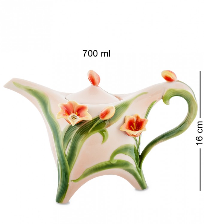 фото Заварочный чайник тюльпаны pavone fm-83/ 1