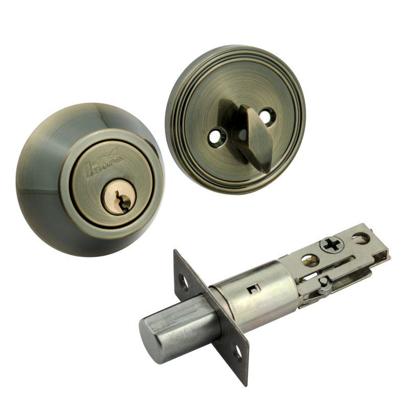 фото Замок врезной d1 - старая бронза - 8941 nobrand