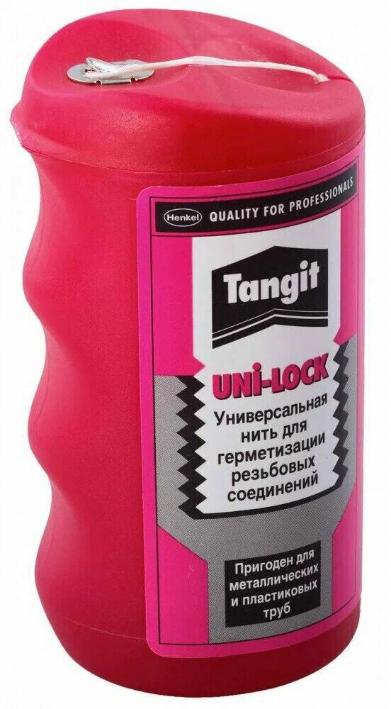 Фум-нить 100 м Tangit Uni-Lock, Нить сантехническая 100м монтажная Henkel Tangit Uni-Lock, для герметизации резьбовых соединений
Фум-нить 100 м Tangit Uni-Lock, Нить сантехническая 100м монтажная Henkel Tangit Uni-Lock, для герметизации резьбовых соединений
