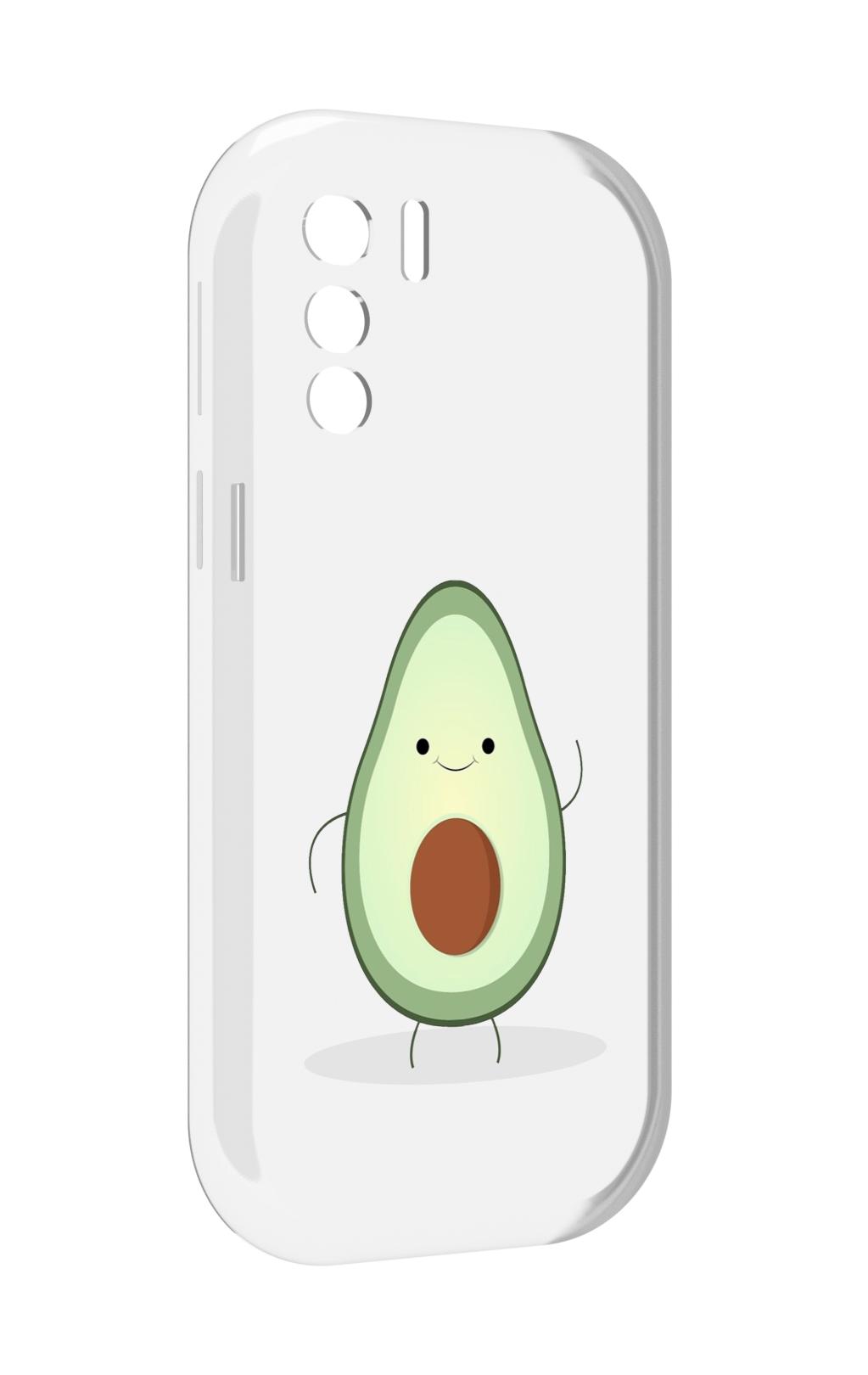 Чехол MyPads Авокадик для UleFone Note 13P, Прозрачный, Tocco